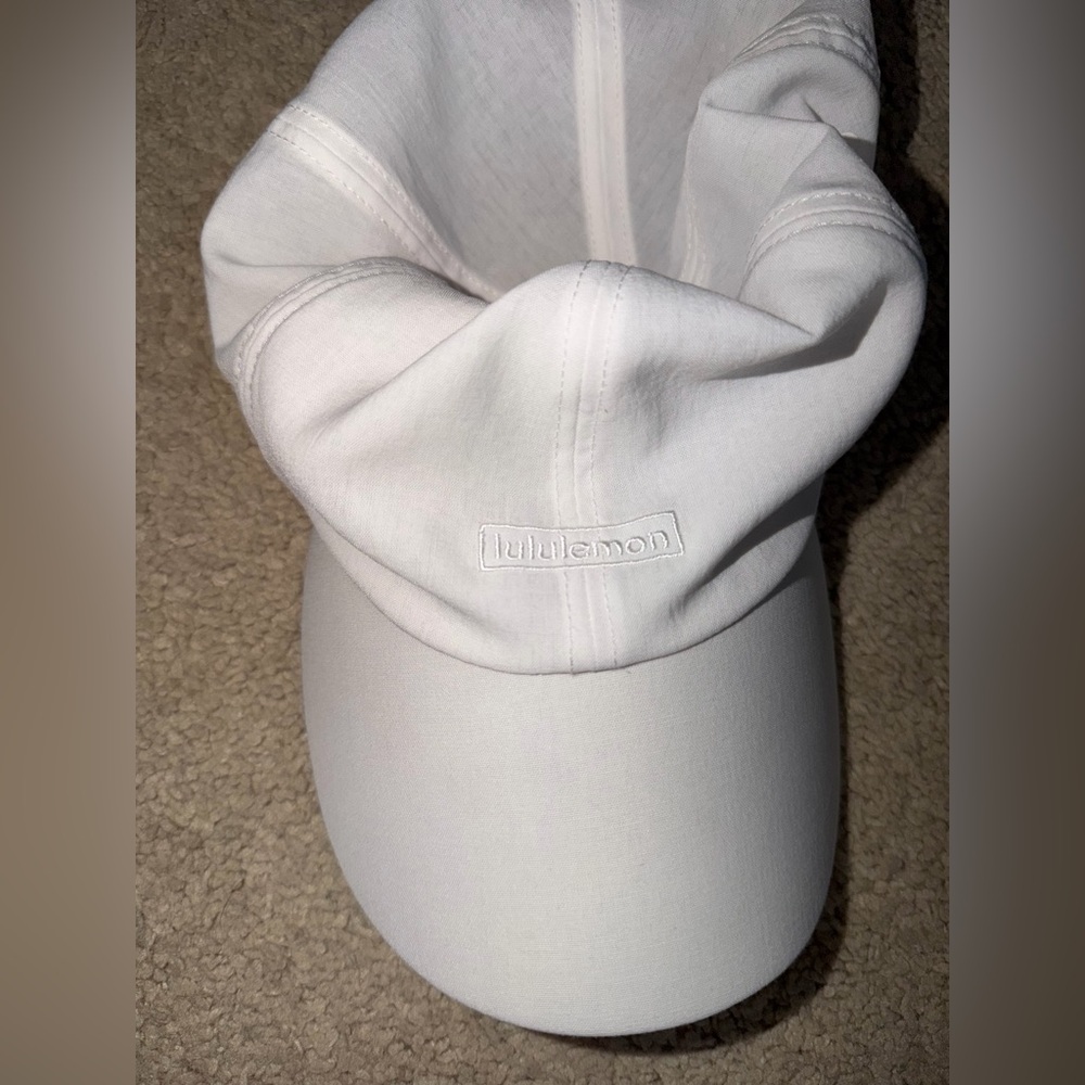 Lululemon Baller Hat Soft Embroidered White Womens adjustable